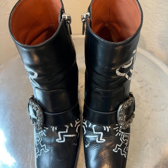 Coach X Keith Haring Western Moto Bootie - Picture 10 of 11